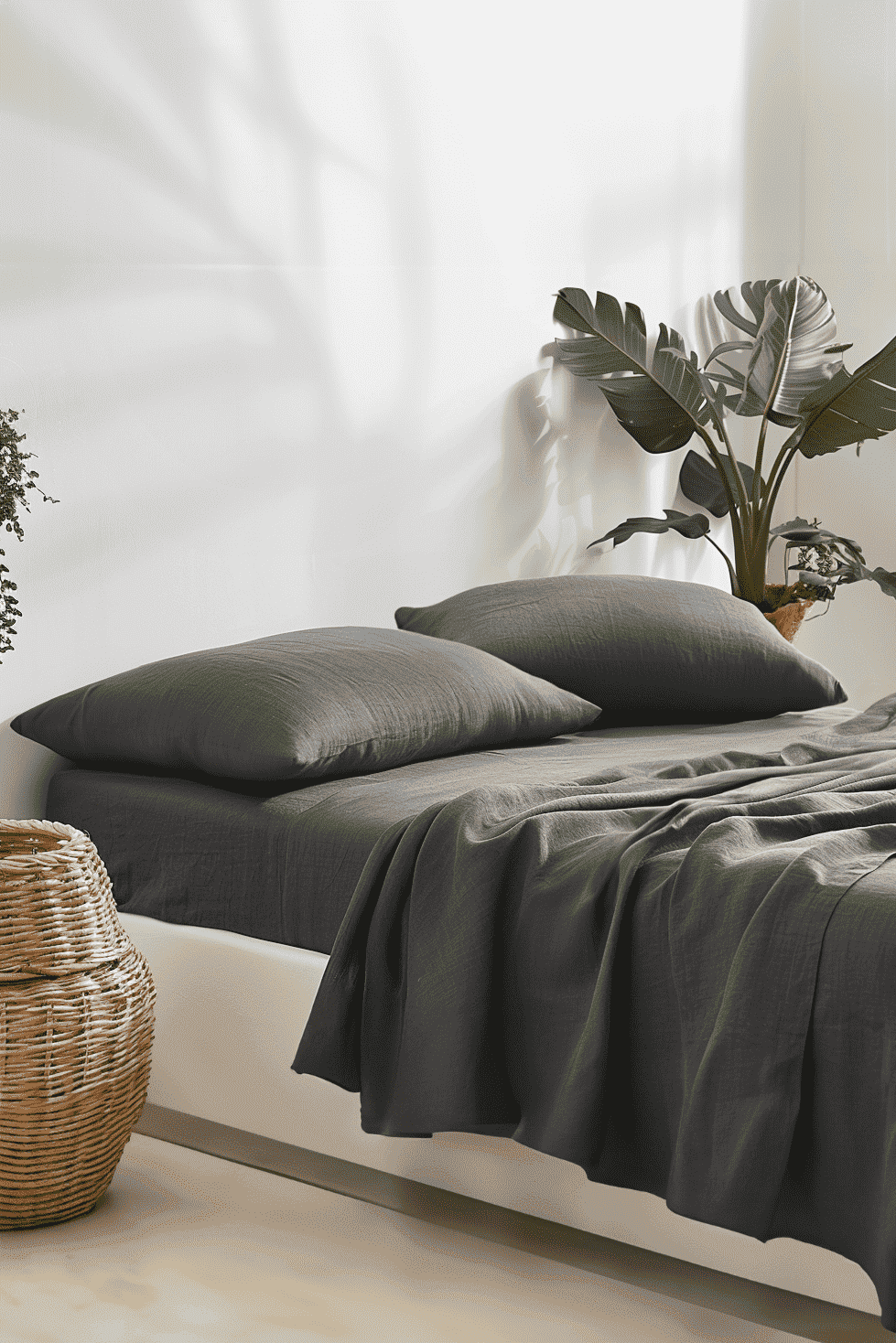 Dark gray sheet set
