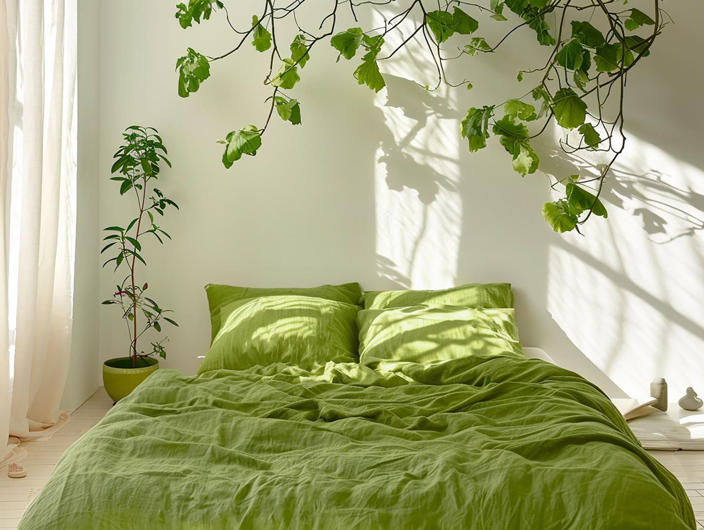 Chartreuse duvet cover