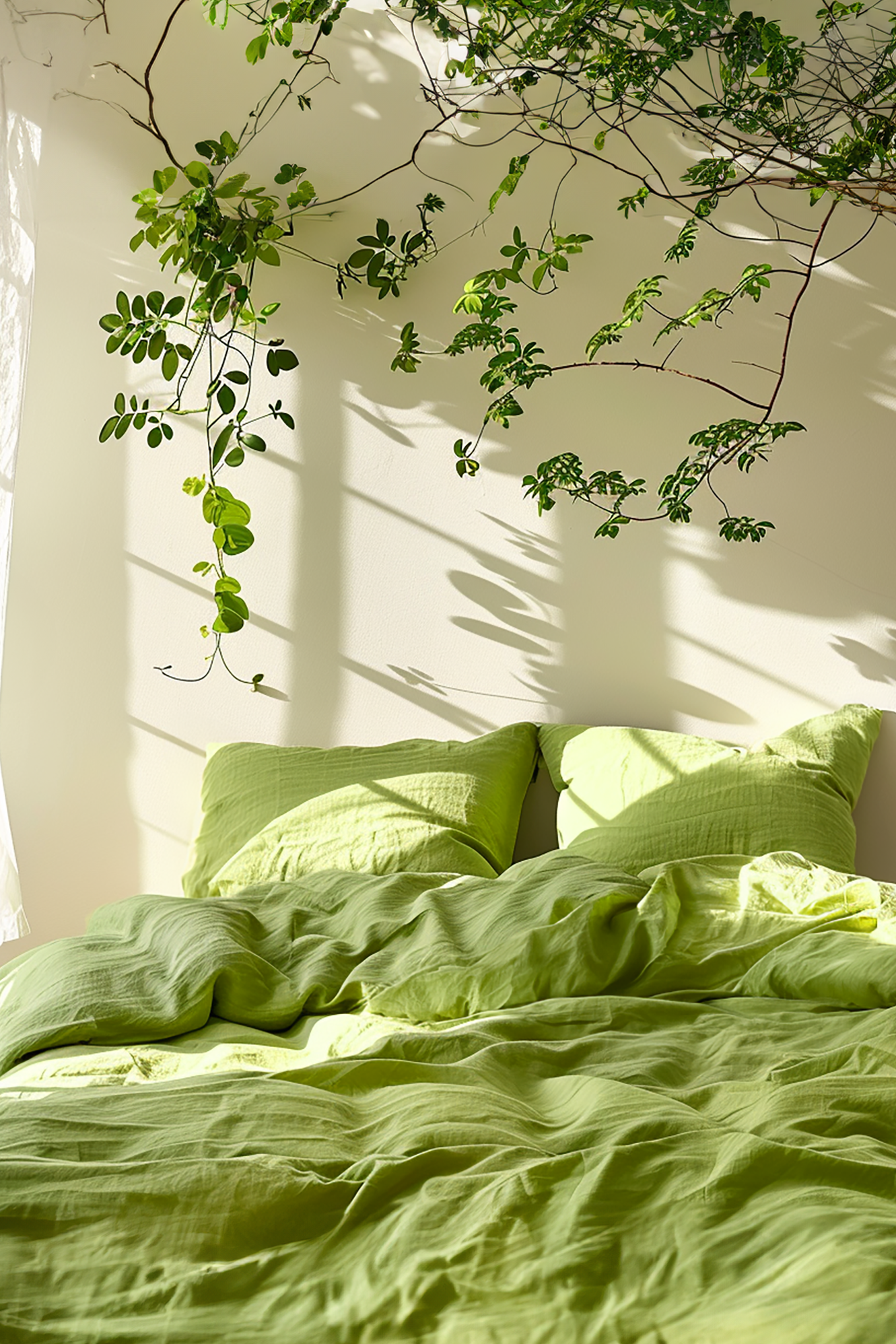 Chartreuse duvet cover