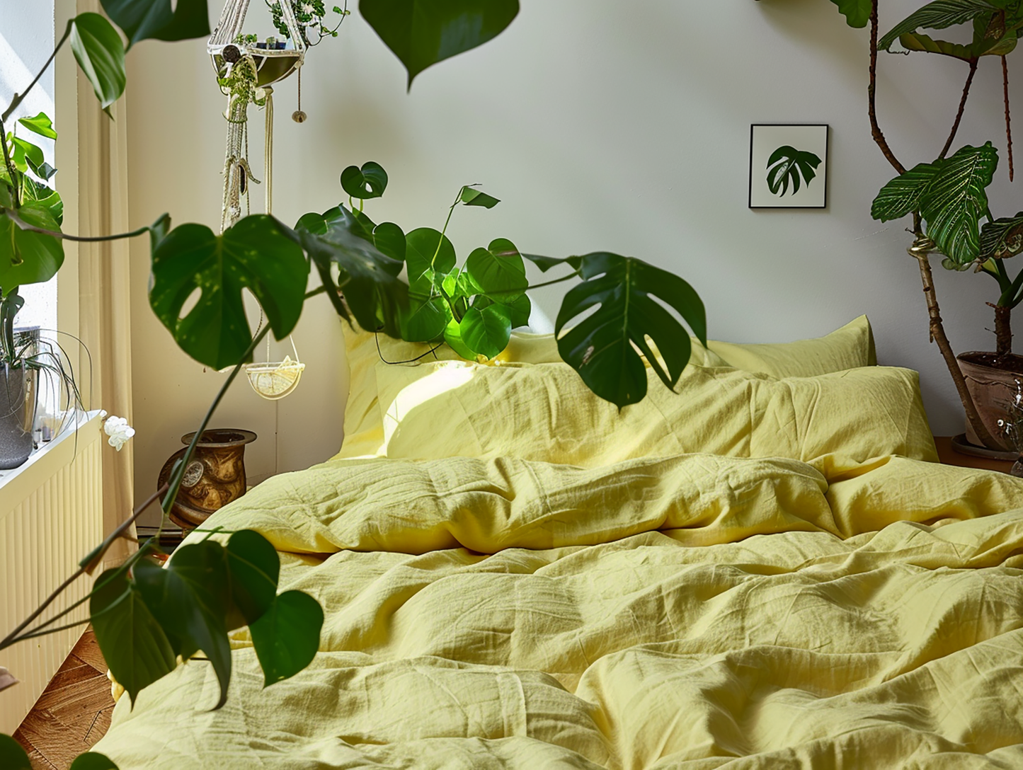 Citron duvet cover
