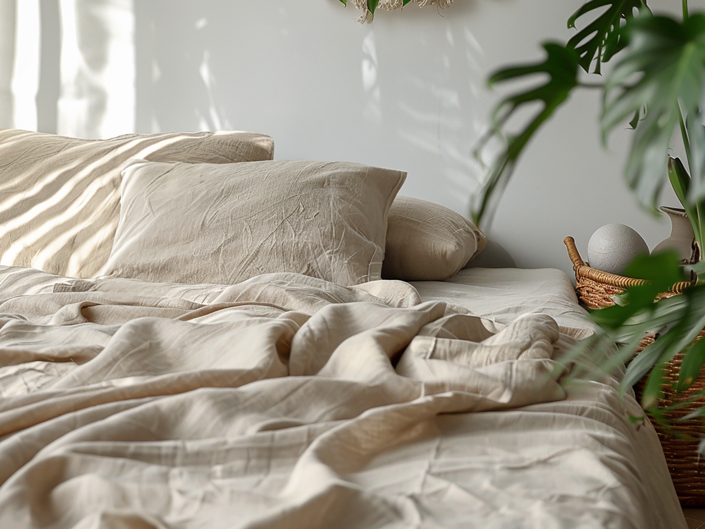 Ensemble de draps crème