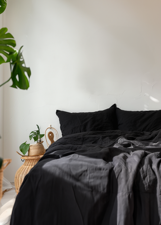 Black coverlet