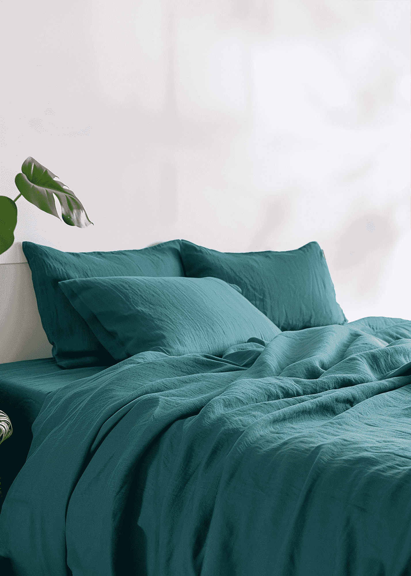 Ensemble de draps bleu sarcelle