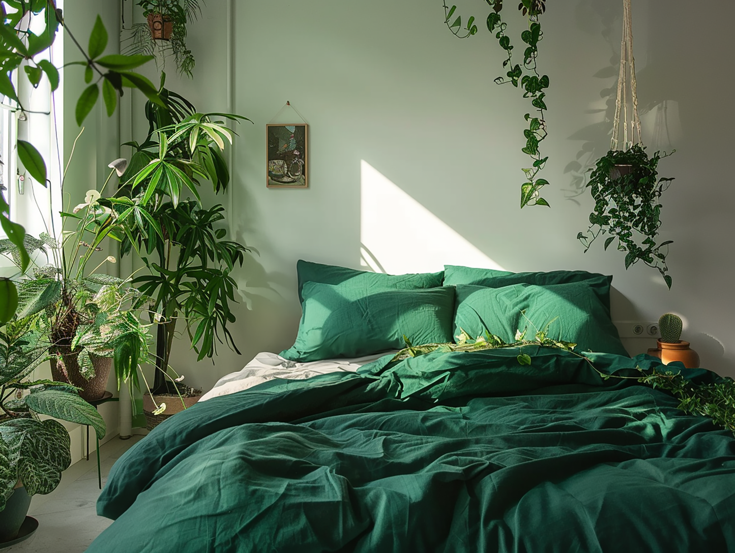 Housse de couette émeraude