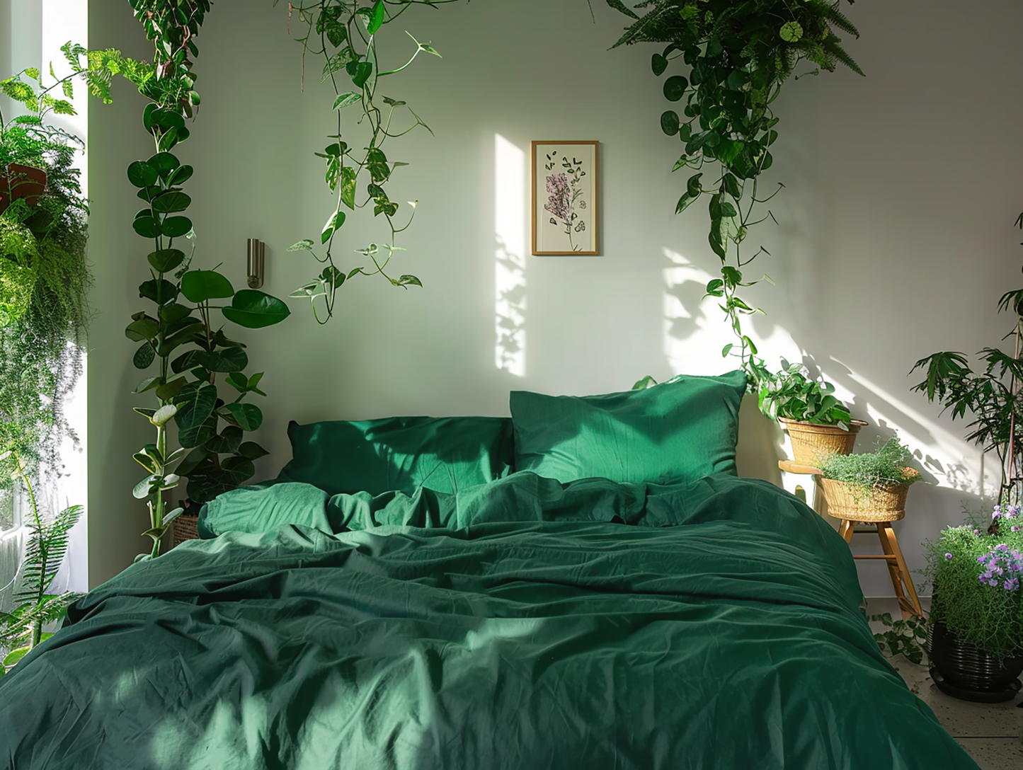 Housse de couette émeraude