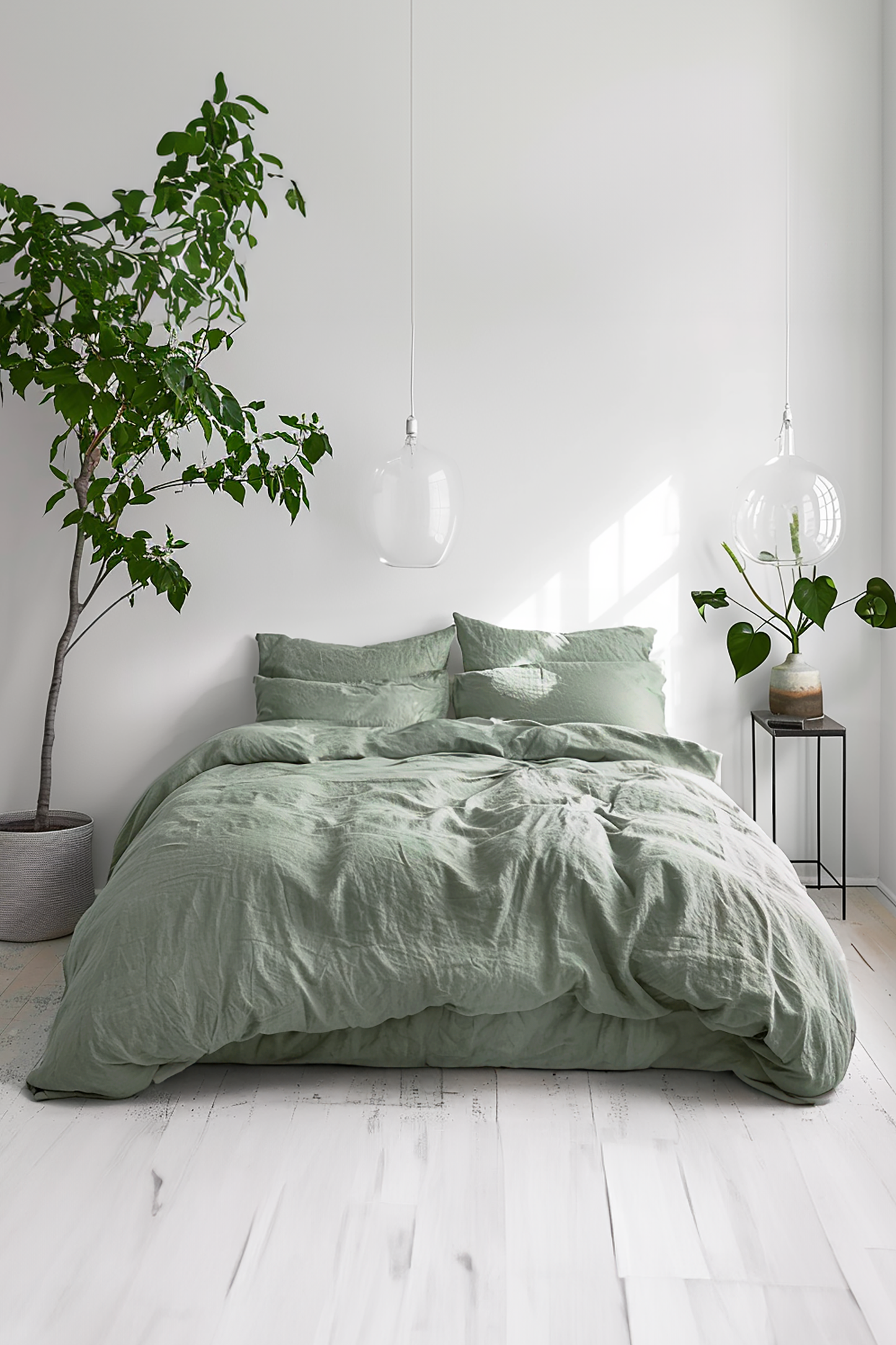 Sage duvet cover