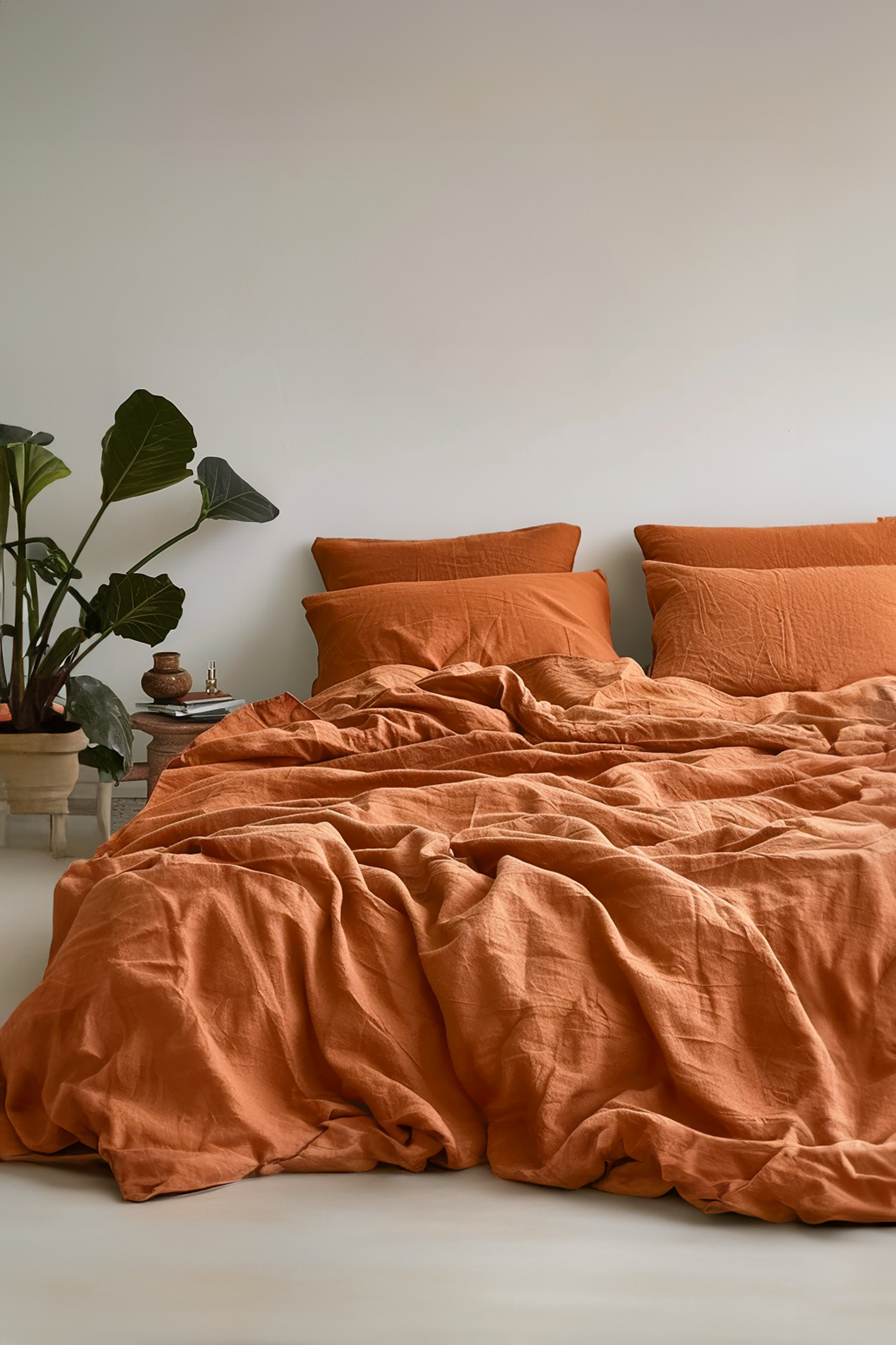Rust duvet cover