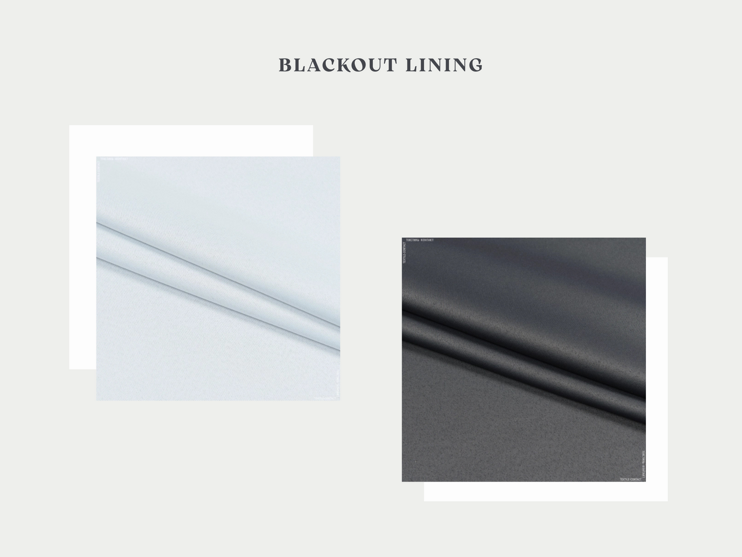 Black curtains