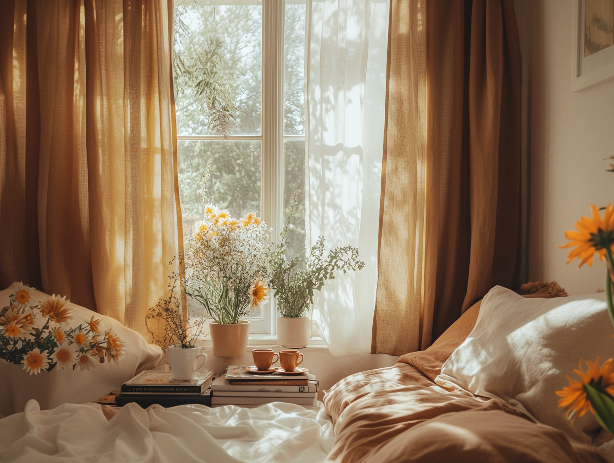 Clay blackout curtains