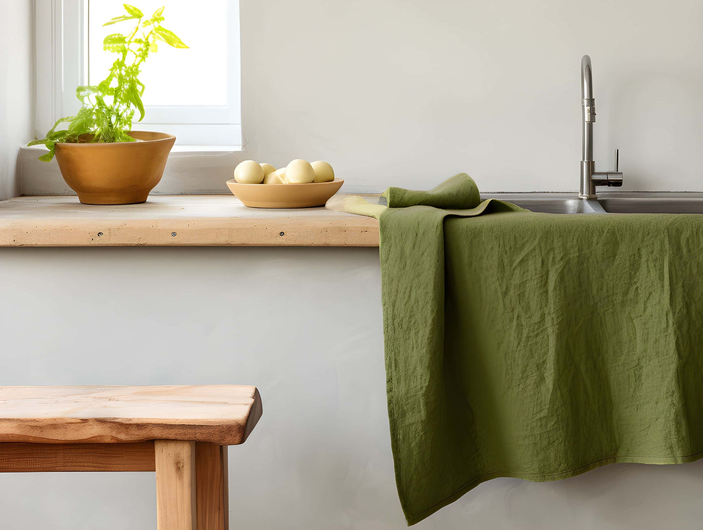 32 colors linen kitchen towel White undyed black stone washed linen hand towel White tea towel Softened linen dish towel Natural dishcloth