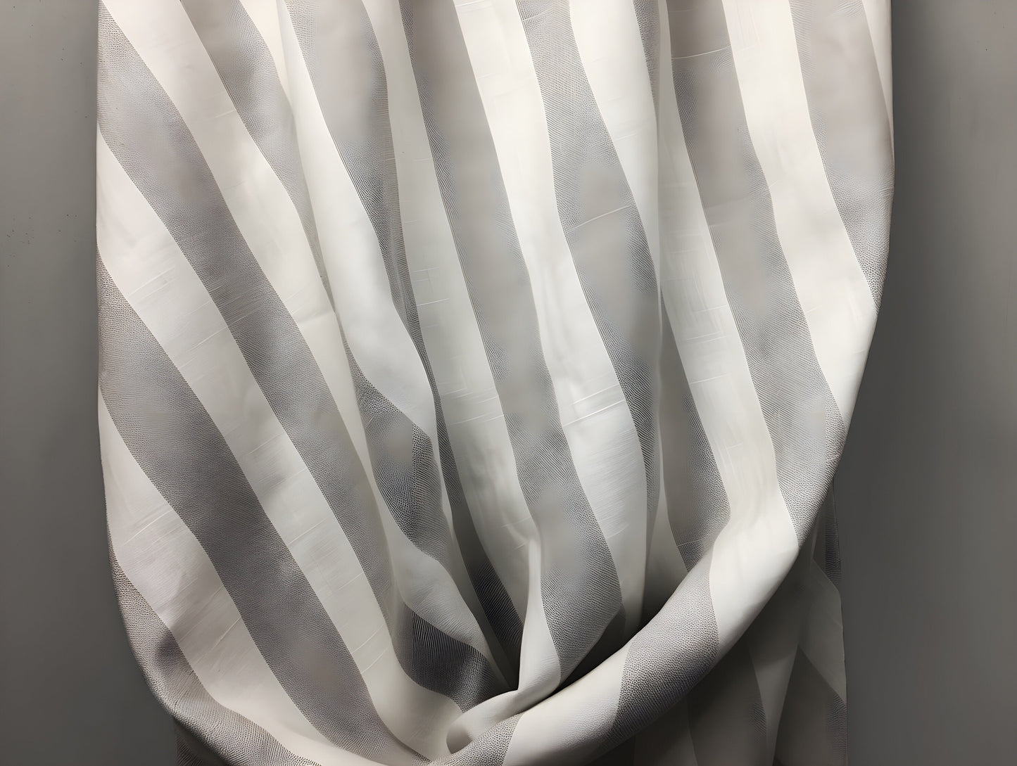 White grey striped linen kitchen towel Striped stone washed linen hand towel White tea towel Softened linen dish towel Natural dishcloth