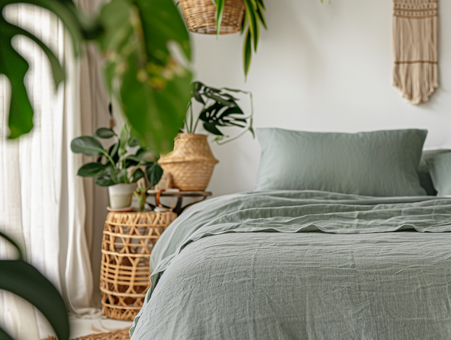 Sage coverlet