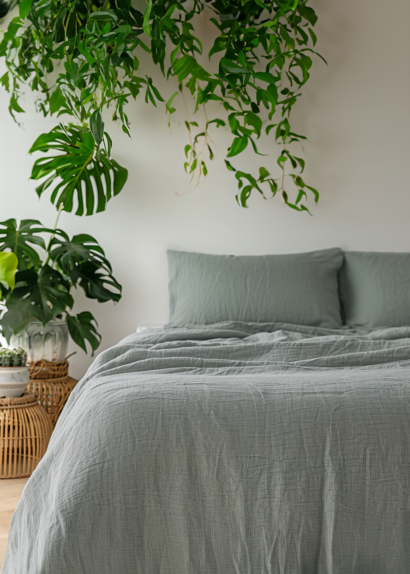 Sage coverlet