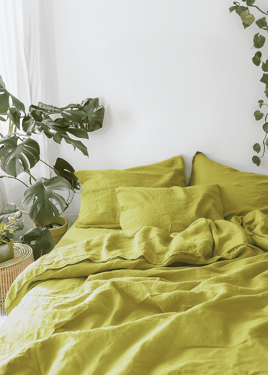Citron fitted sheet