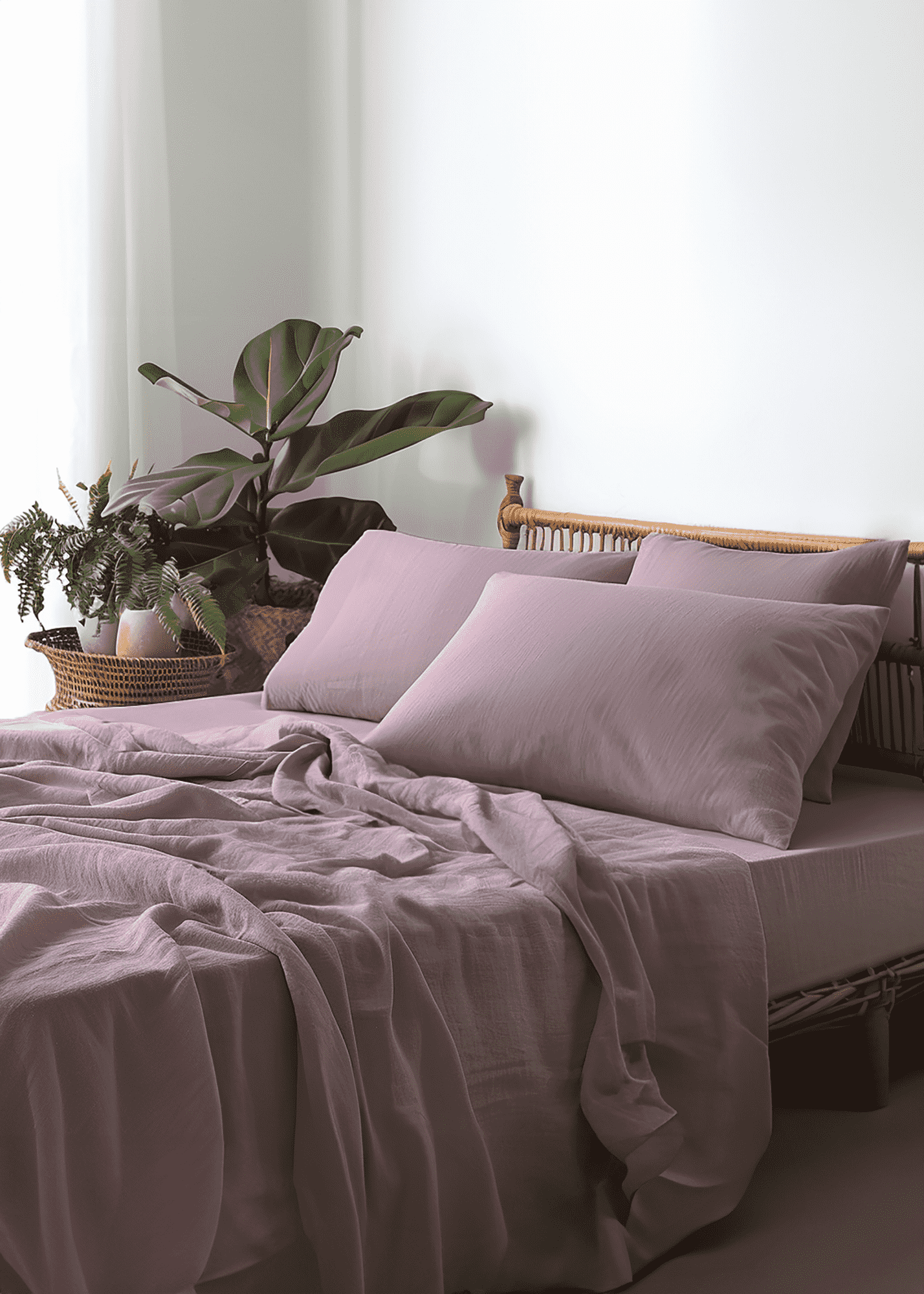 Orchid fitted sheet