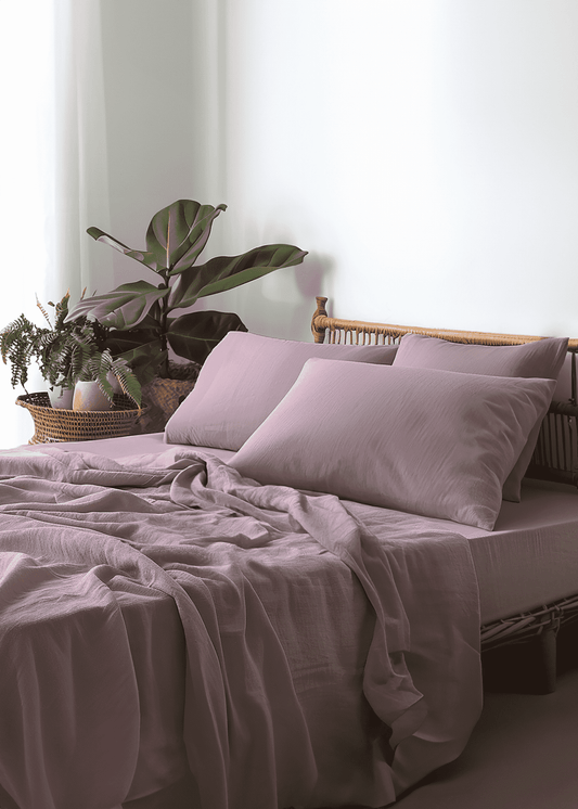 Orchid fitted sheet