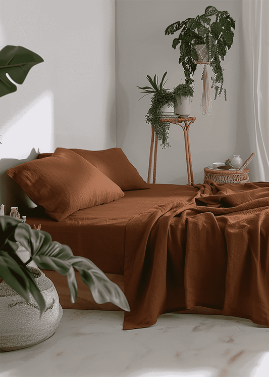 Cinnamon fitted sheet