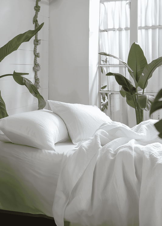 White fitted sheet