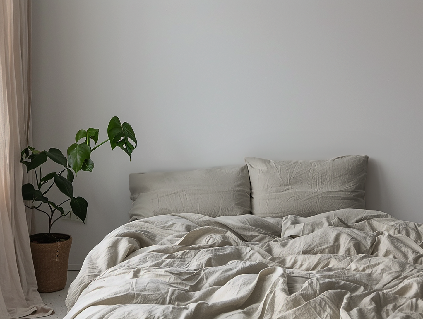 Natural duvet cover