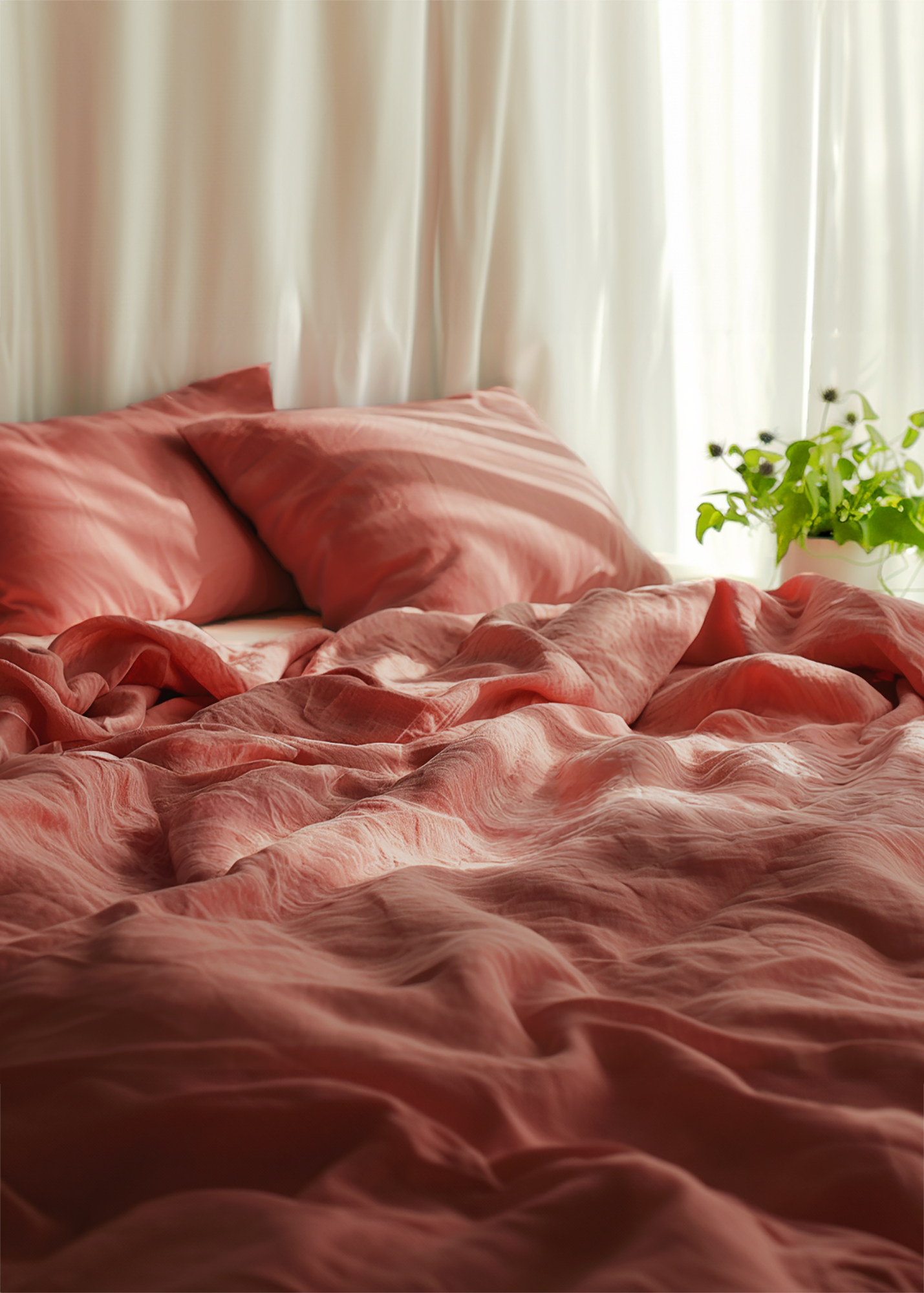 Coral coverlet