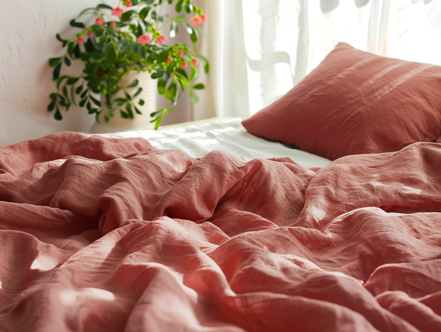 Coral coverlet