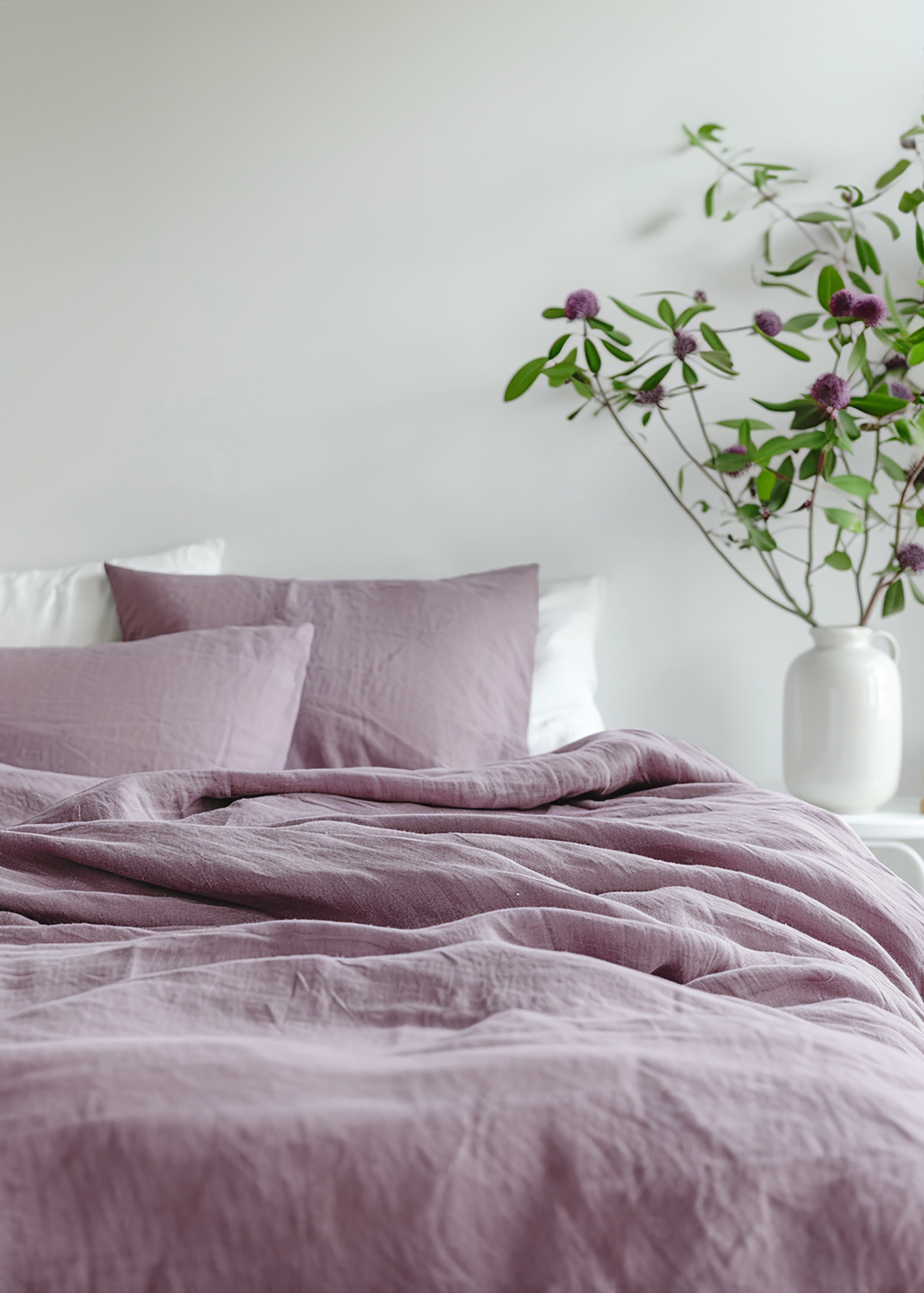 Orchid coverlet