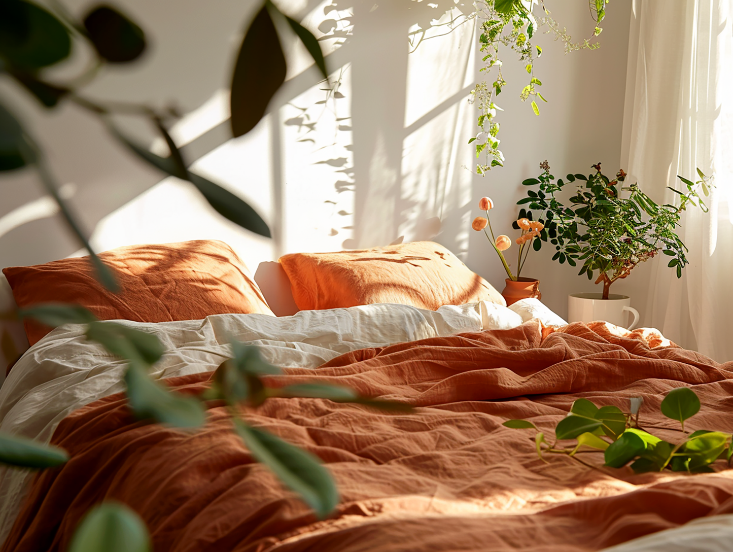 Rust coverlet