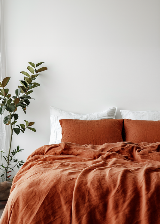 Terracotta coverlet