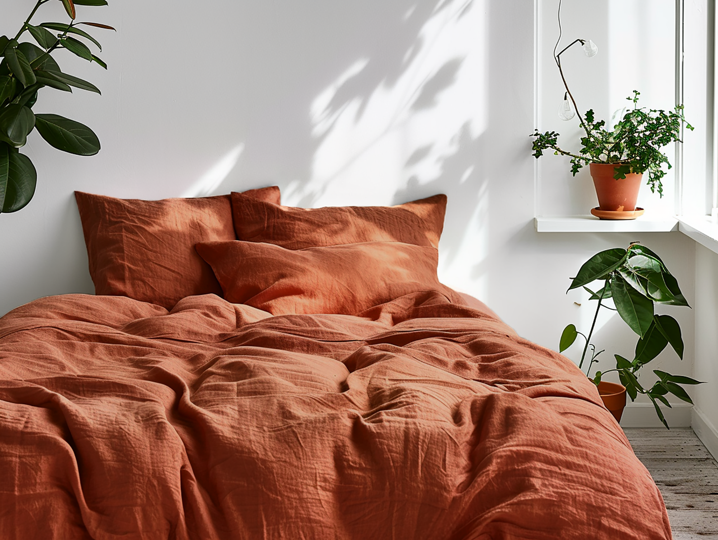 Terracotta coverlet