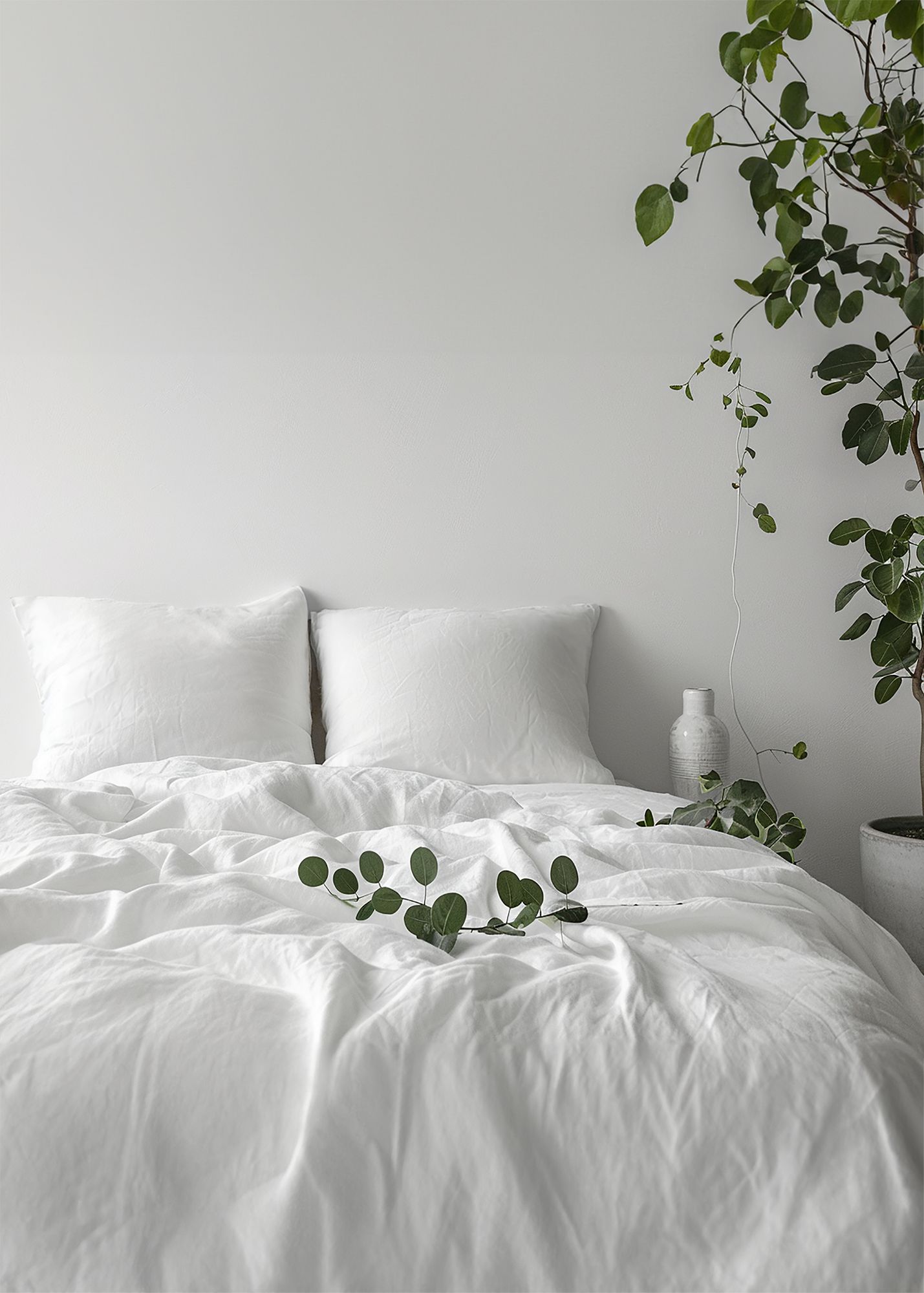 White coverlet