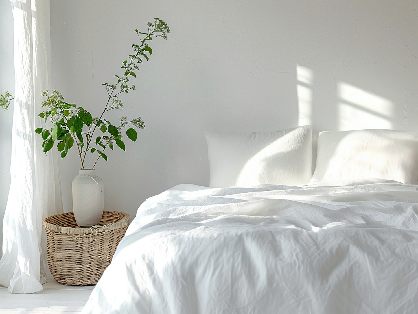 White coverlet