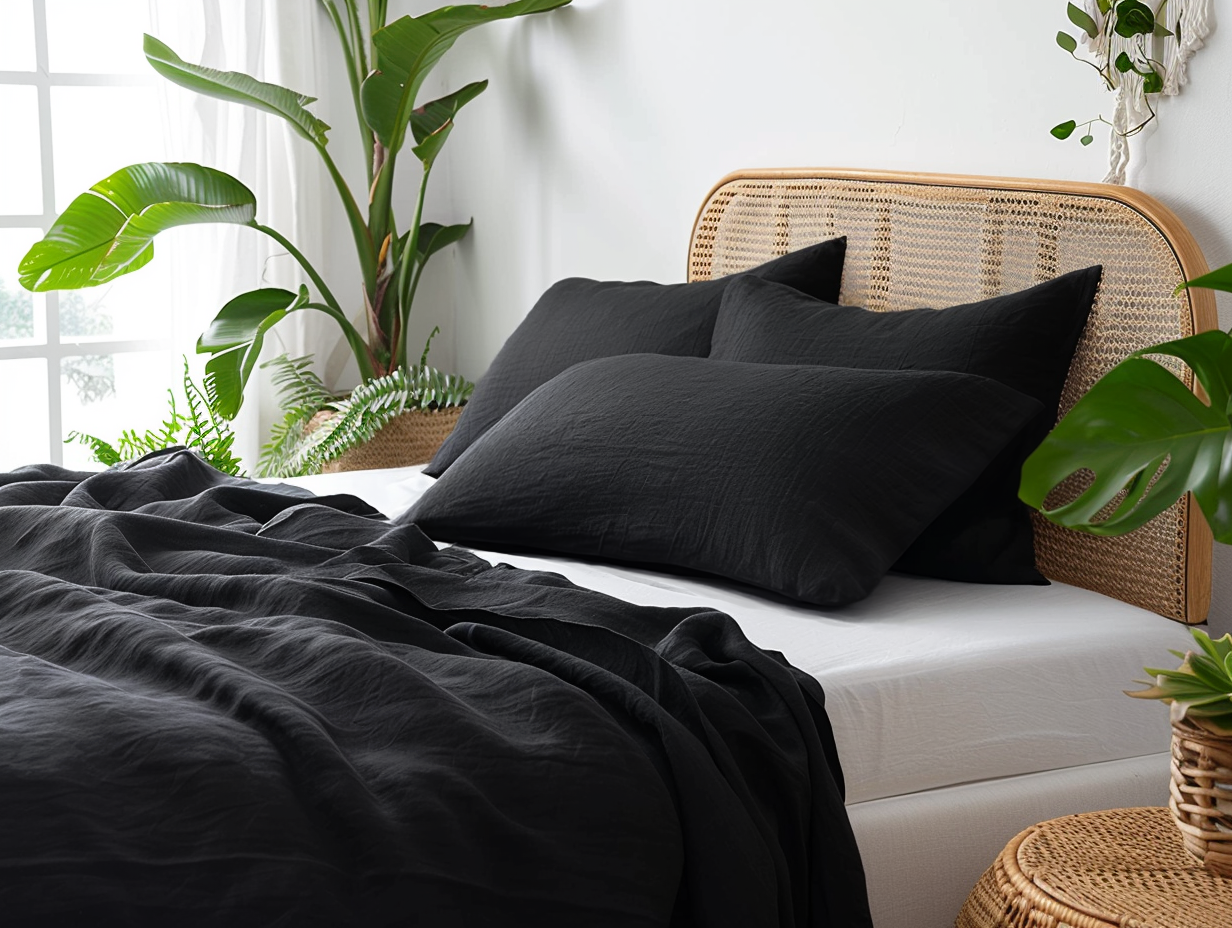 Black sheet set