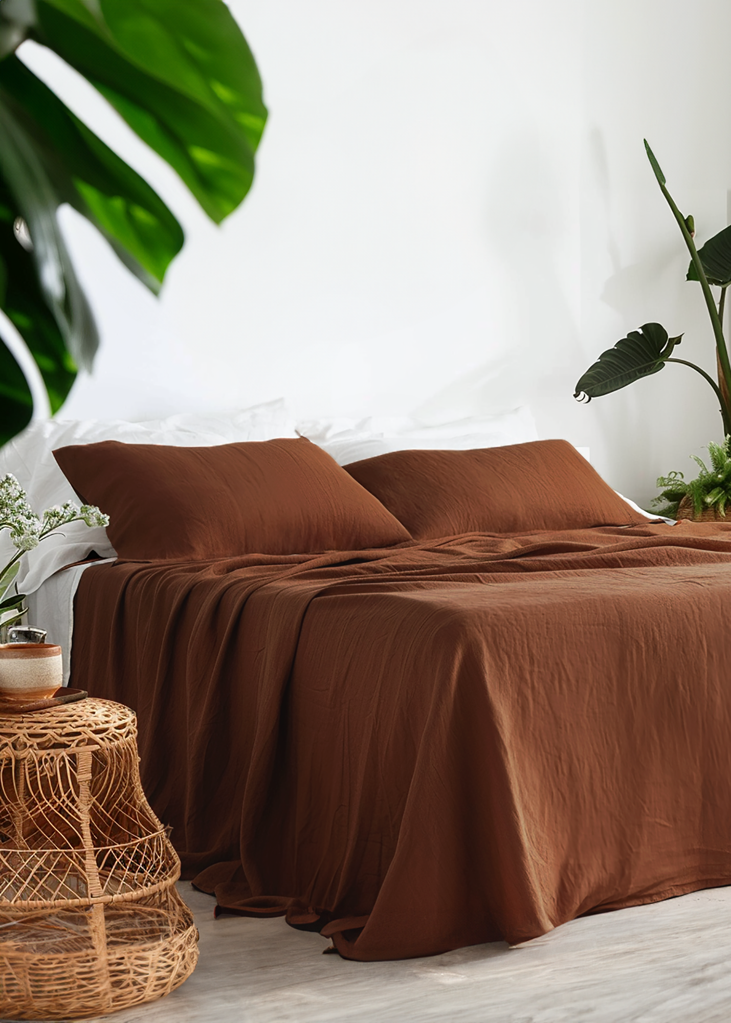 Cinnamon coverlet