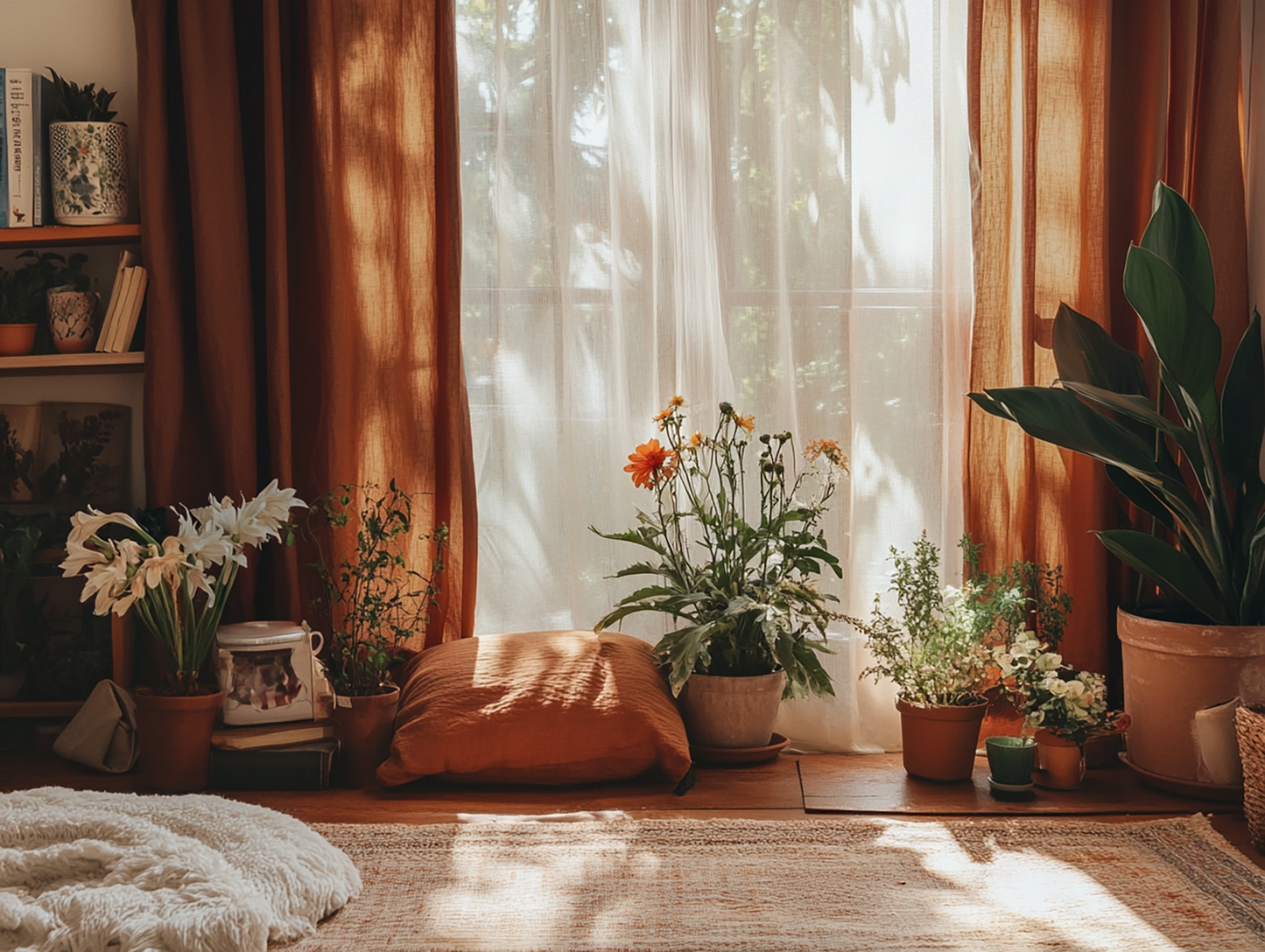 Cinnamon curtains