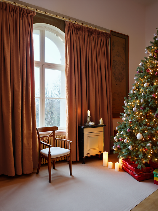 Christmas cinnamon curtains