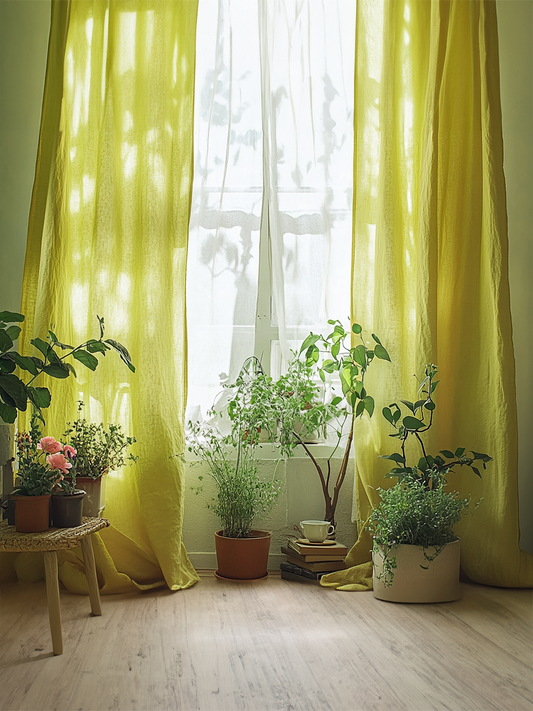 Citron curtains