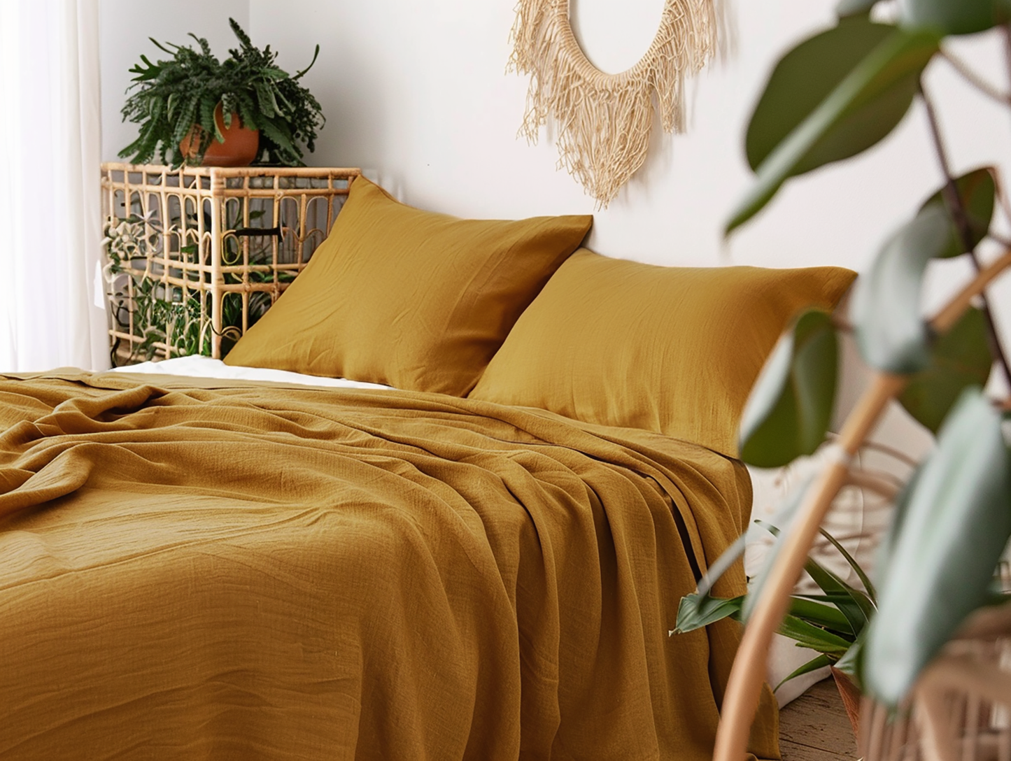 Ochre sheet set