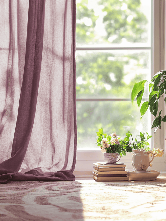 Orchid curtains