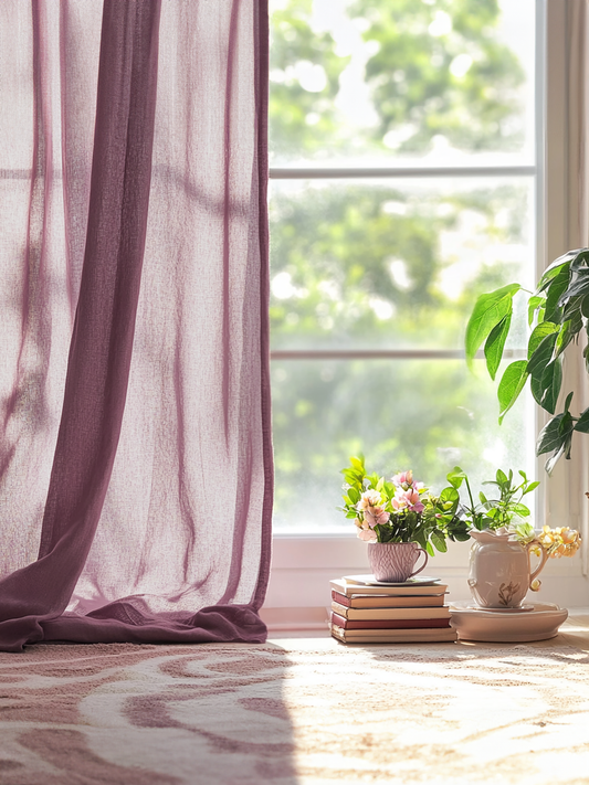 Orchid curtains