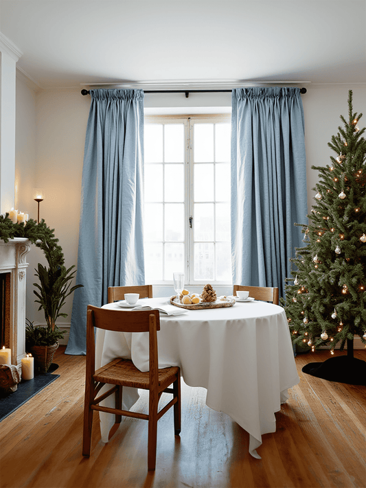 Christmas sky curtains