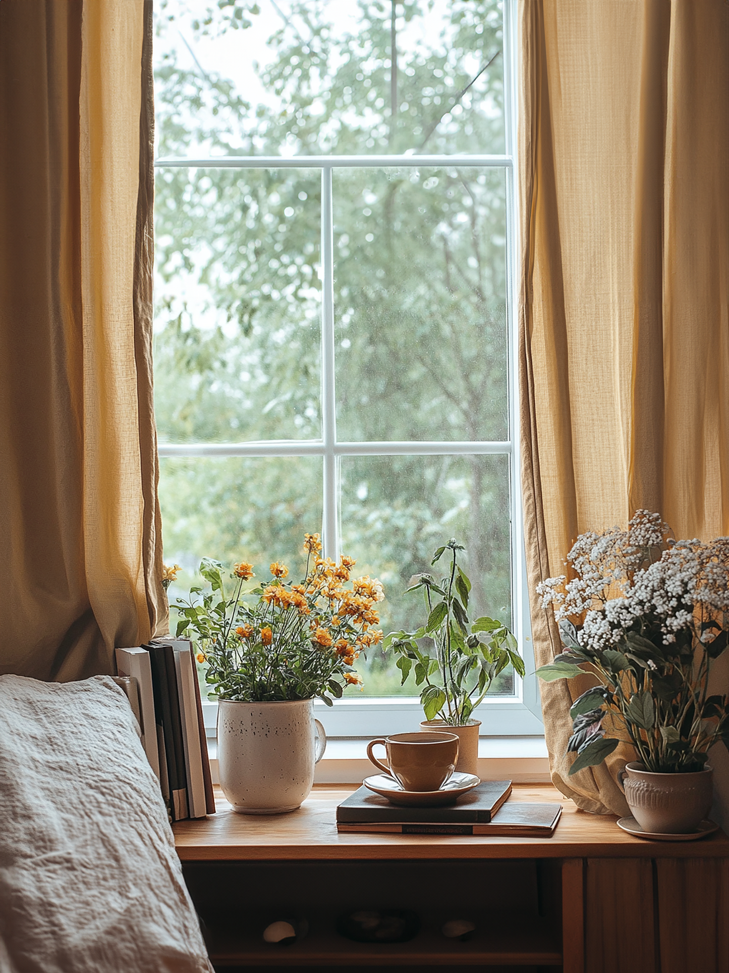 Wheat curtains