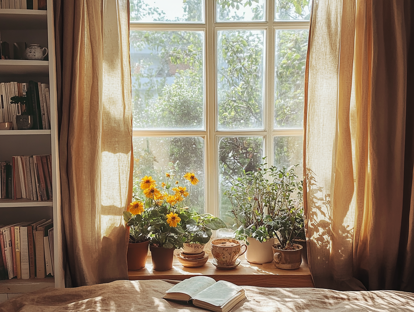 Wheat curtains